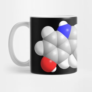 Serotonin Molecule Chemistry Mug